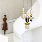 Sugar-Coated Glass Ceiling Light Lighting Lobby