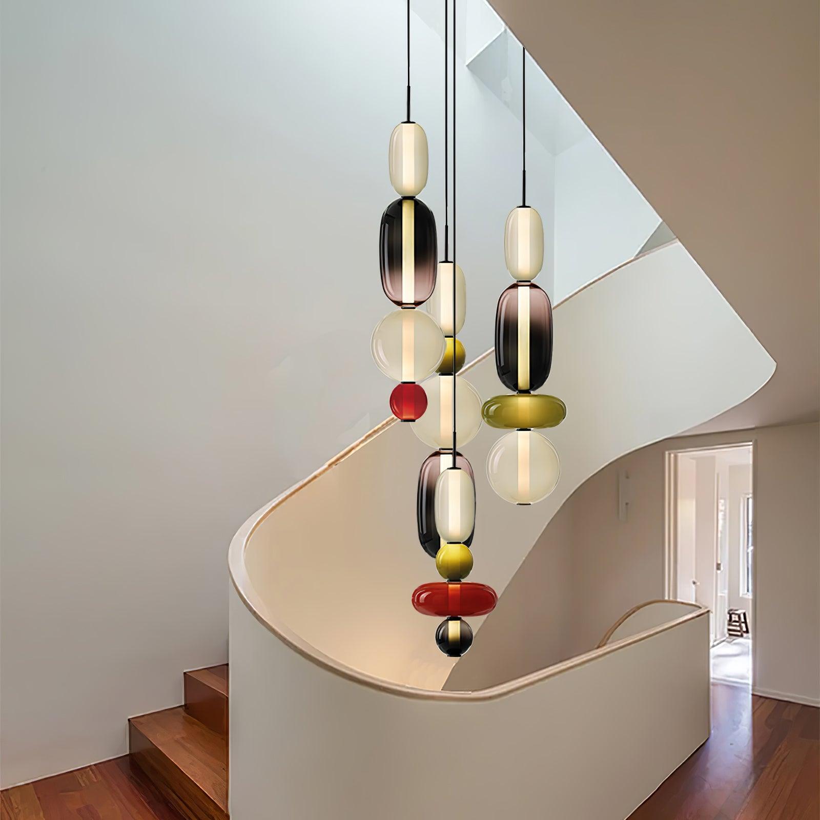 Sugar-Coated Glass Ceiling Light Lighting Lobby