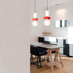 Sugar-Coated Glass Ceiling Light Lighting Lobby