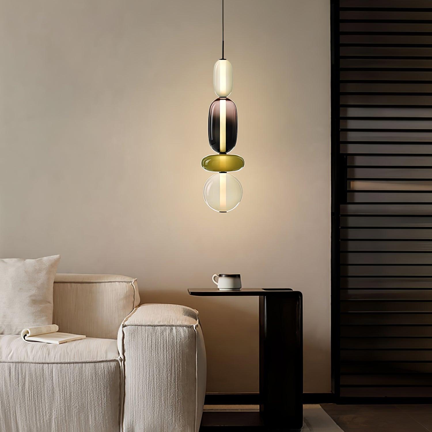 Sugar-Coated Glass Ceiling Light Lighting Lobby