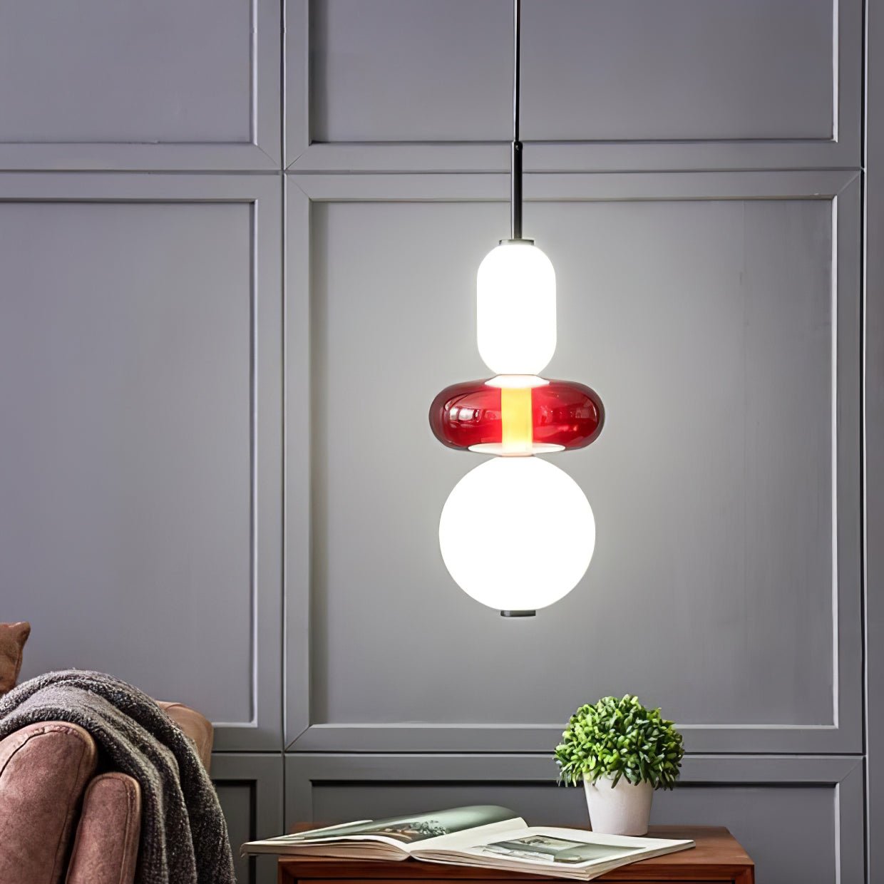 Sugar-Coated Glass Ceiling Light Lighting Lobby