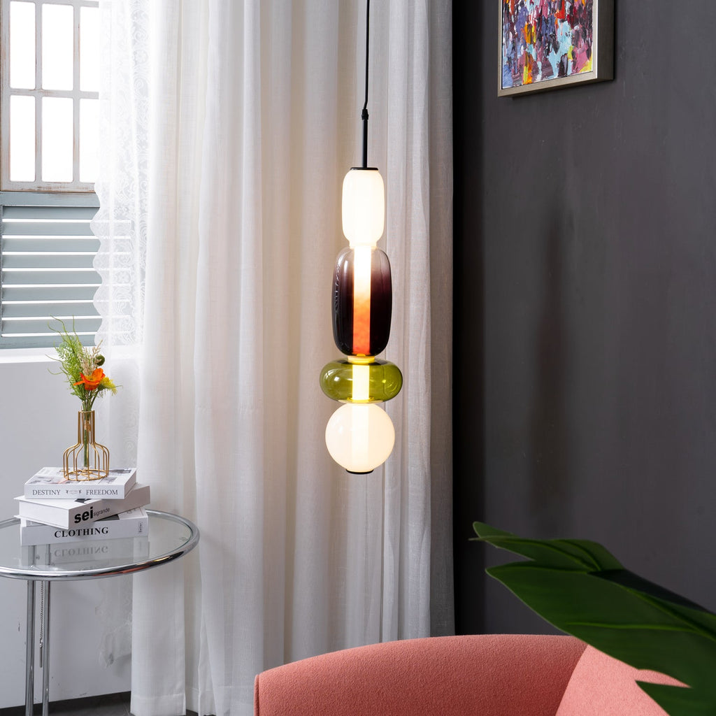 Sugar-Coated Glass Ceiling Light Lighting Lobby