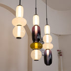 Sugar-Coated Glass Ceiling Light Lighting Lobby