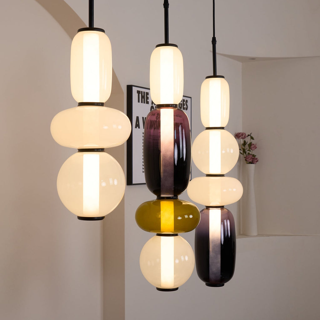 Sugar-Coated Glass Ceiling Light Lighting Lobby
