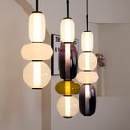 Sugar-Coated Glass Ceiling Light Lighting Lobby