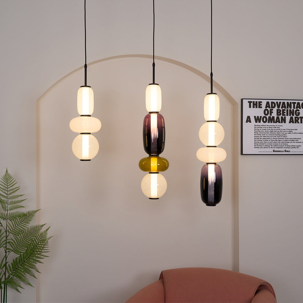 Sugar-Coated Glass Ceiling Light Lighting Lobby