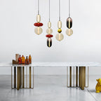 Sugar-Coated Glass Ceiling Light Lighting Lobby