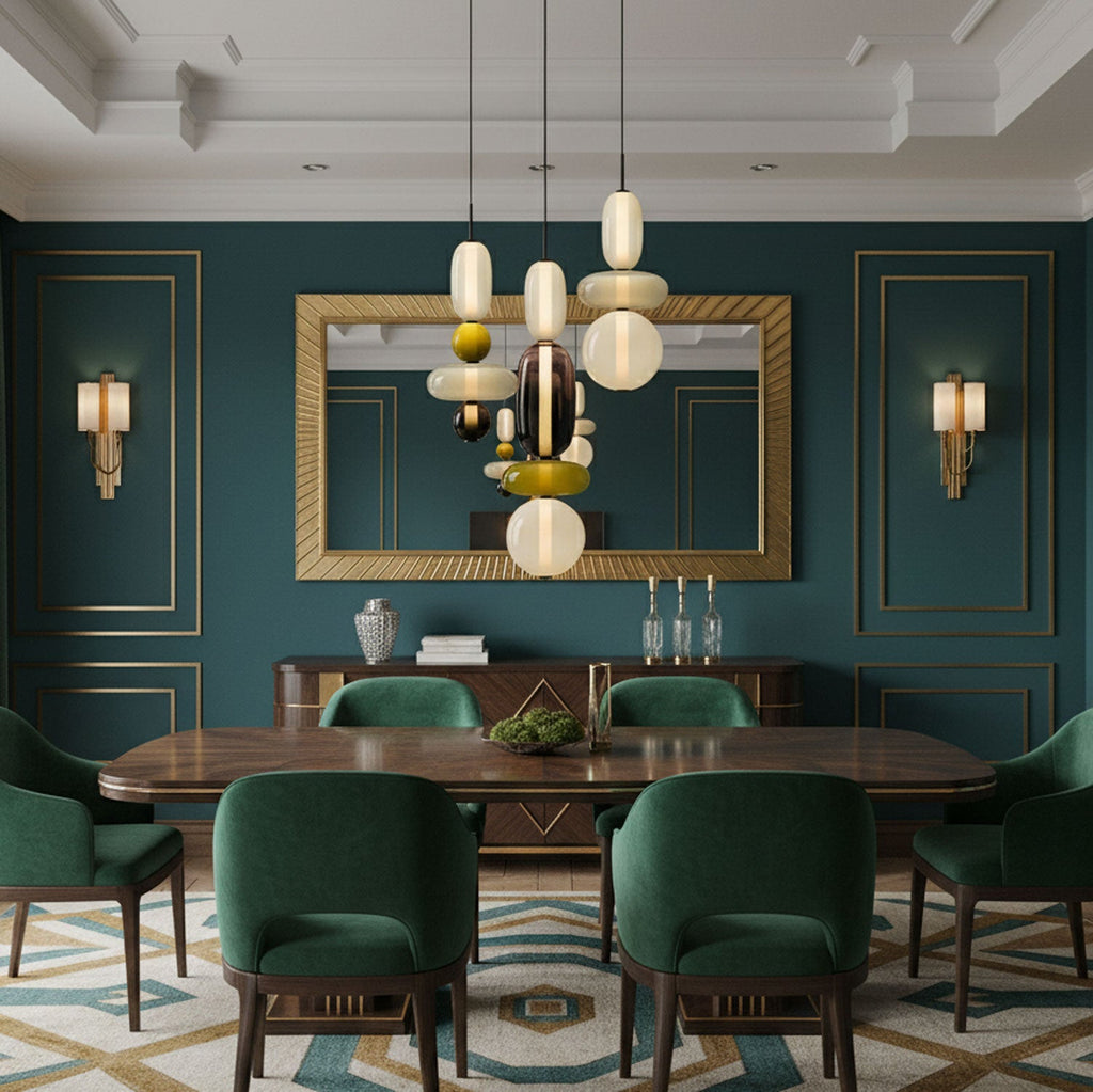 Sugar-Coated Glass Ceiling Light Lighting Lobby