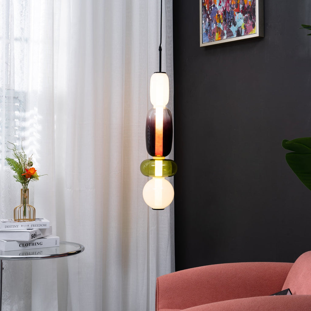 Sugar-Coated Glass Ceiling Light Lighting Lobby