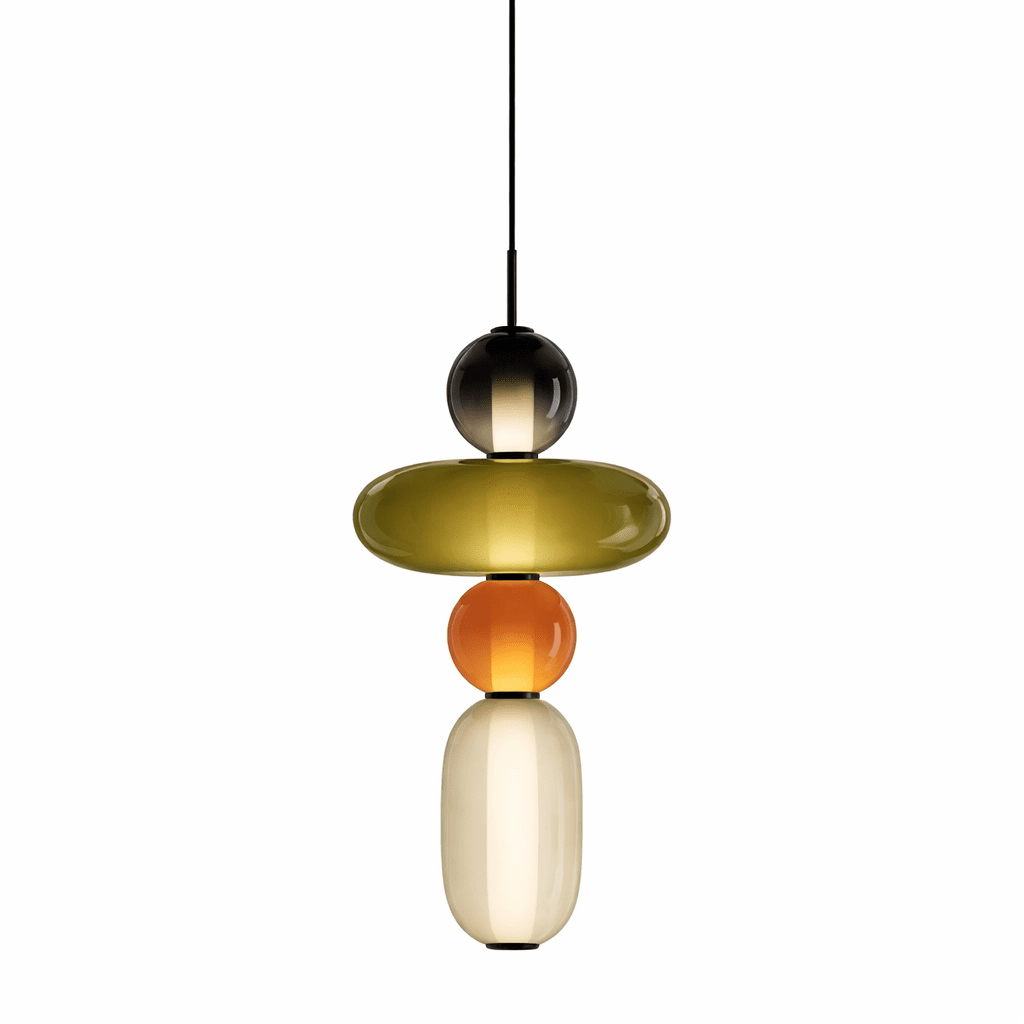 Sugar-Coated Glass Ceiling Light Lighting Lobby