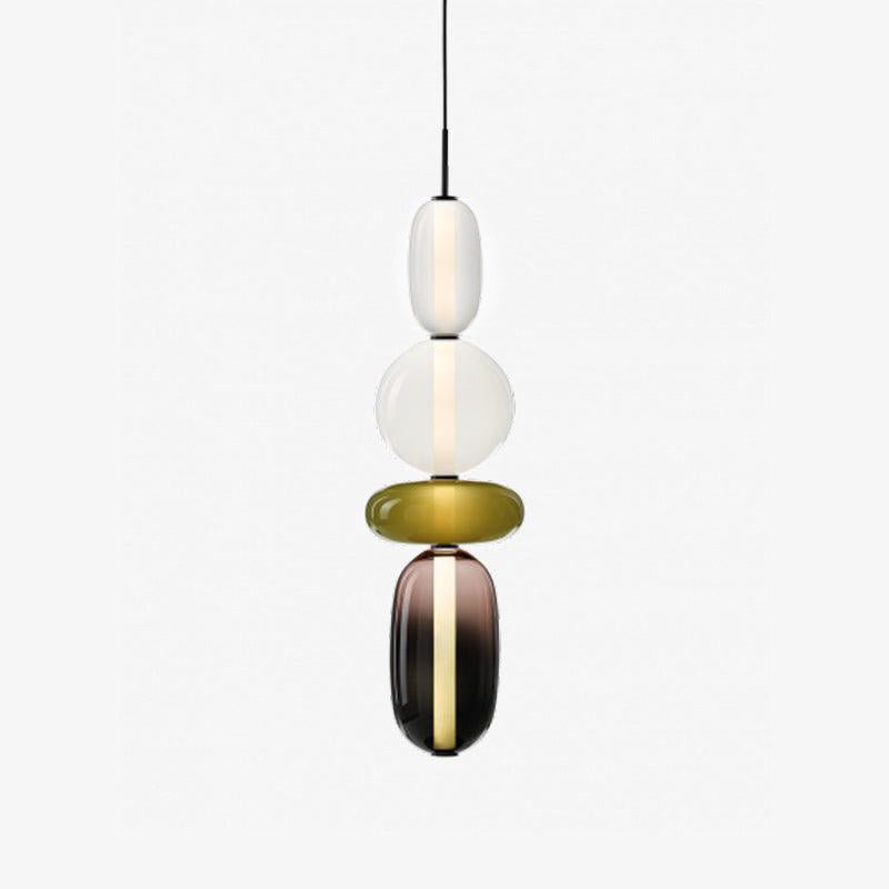 Sugar-Coated Glass Ceiling Light Lighting Lobby