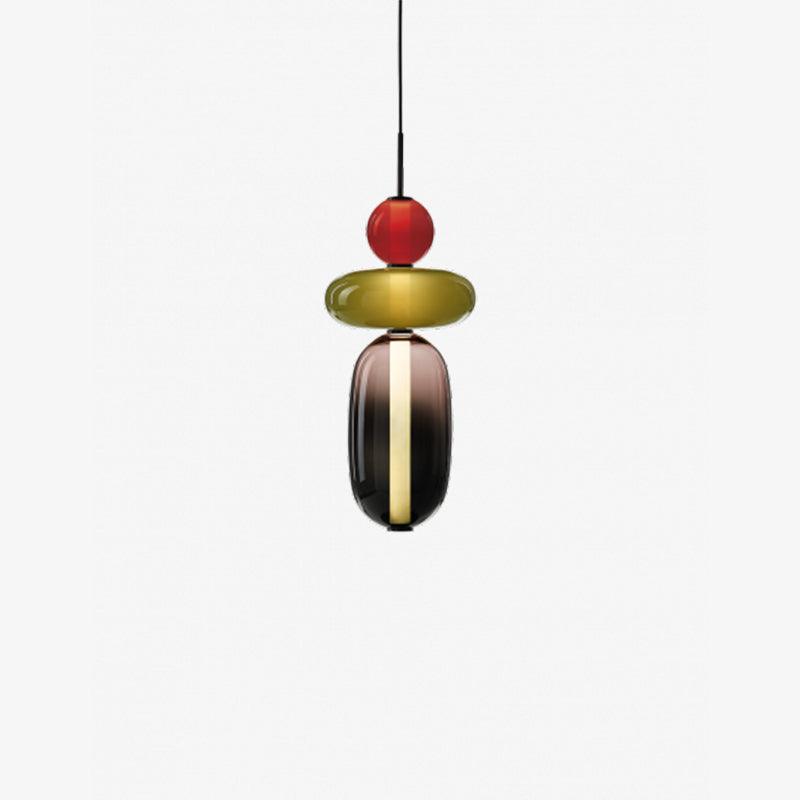 Sugar-Coated Glass Ceiling Light Lighting Lobby
