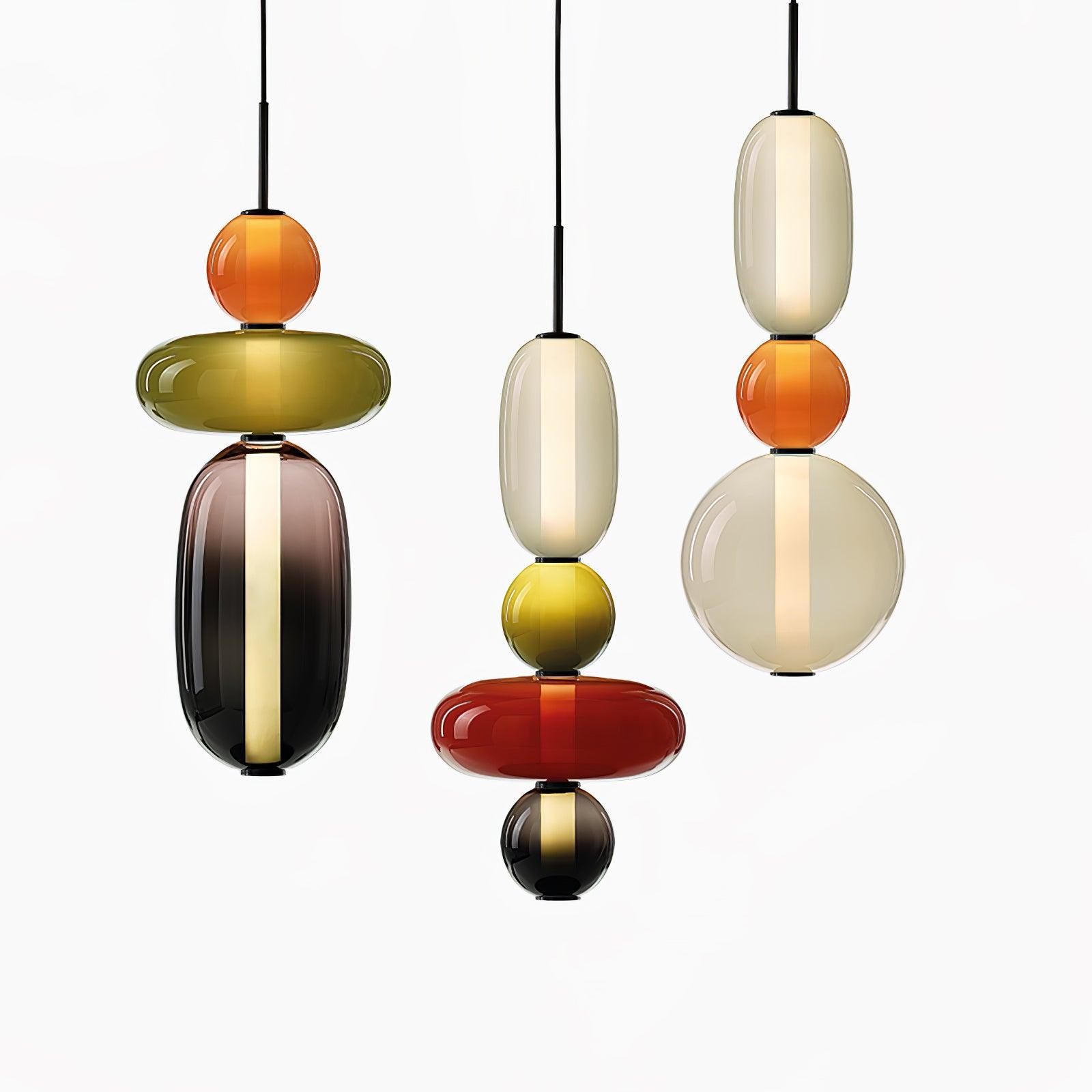 Sugar-Coated Glass Ceiling Light Lighting Lobby