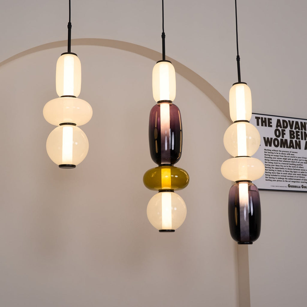 Sugar-Coated Glass Ceiling Light Lighting Lobby
