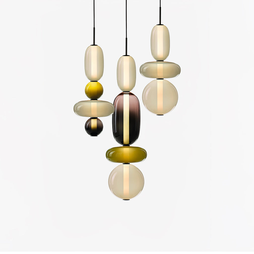 Sugar-Coated Glass Ceiling Light Lighting Lobby