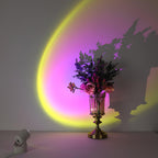 Sunset Projection LED Desk Lamp Lighting Lobby