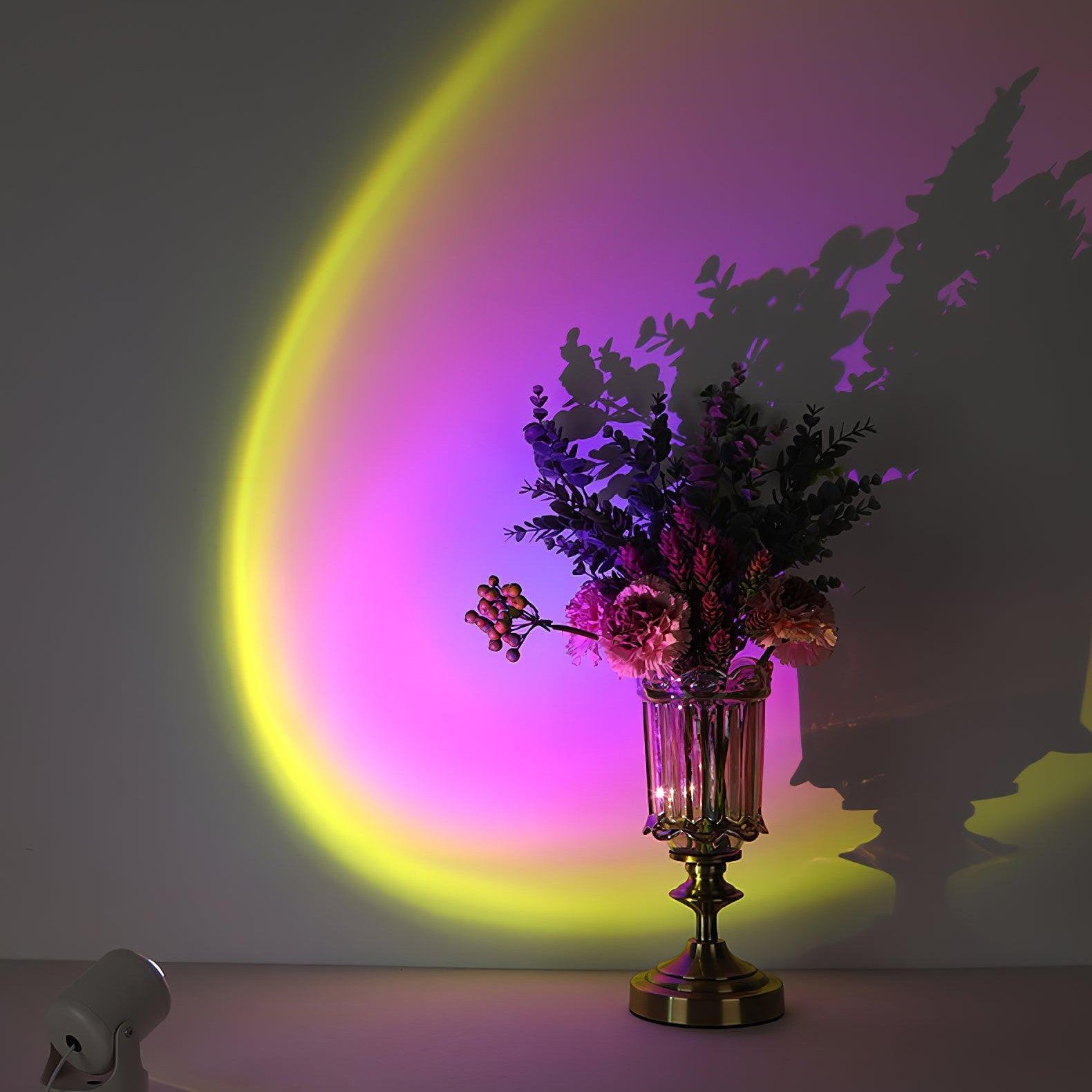 Sunset Projection LED Desk Lamp Lighting Lobby