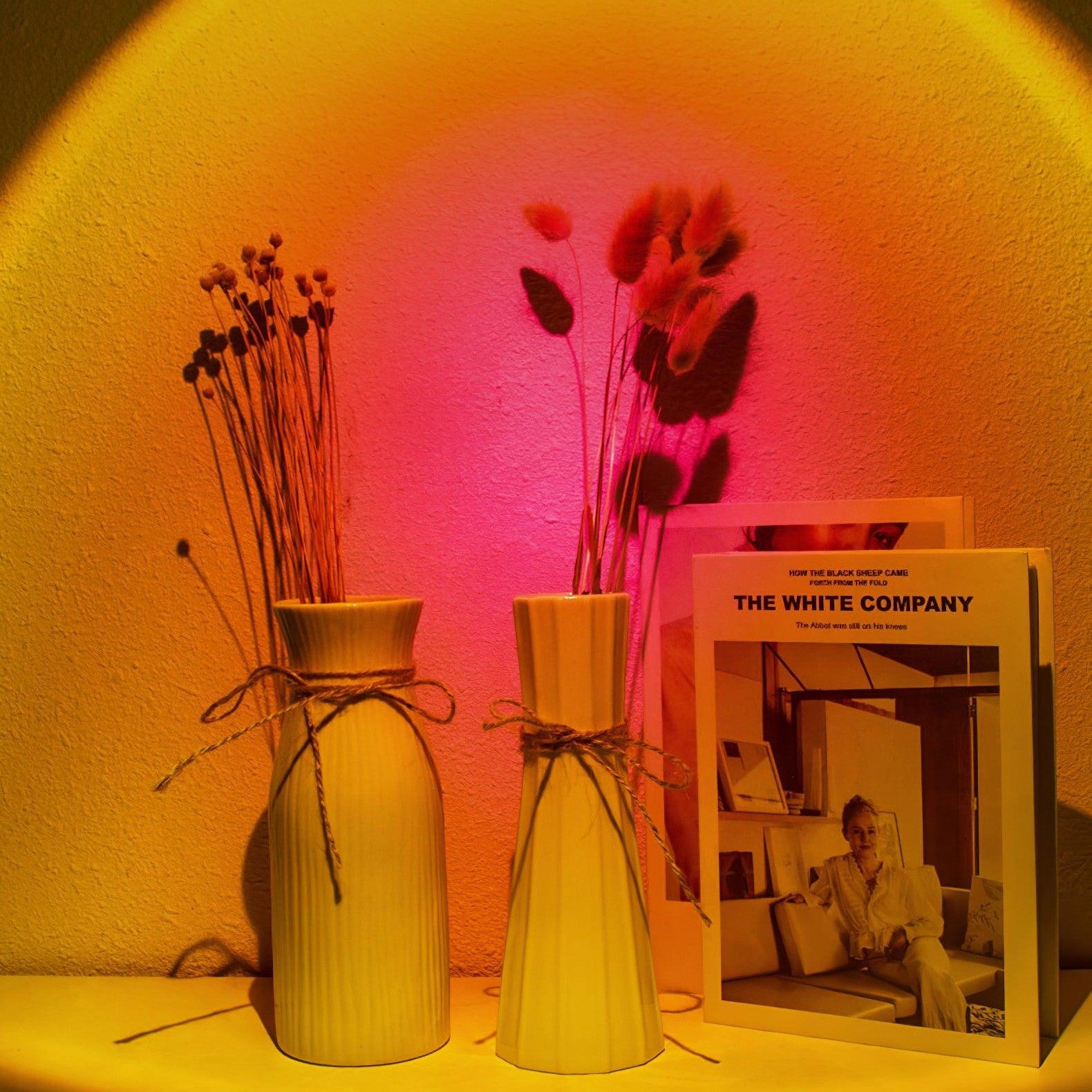 Sunset Projection LED Desk Lamp Lighting Lobby