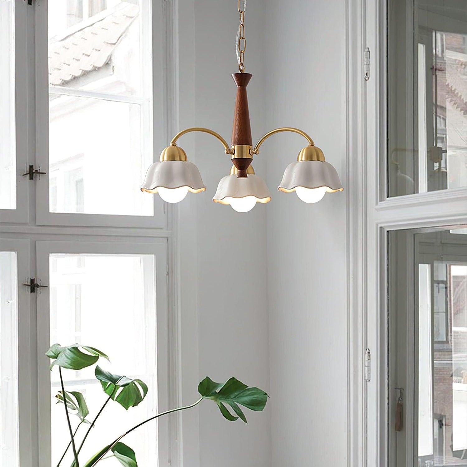 Swedish Contemporary Gold Ceiling Light Lighting Lobby