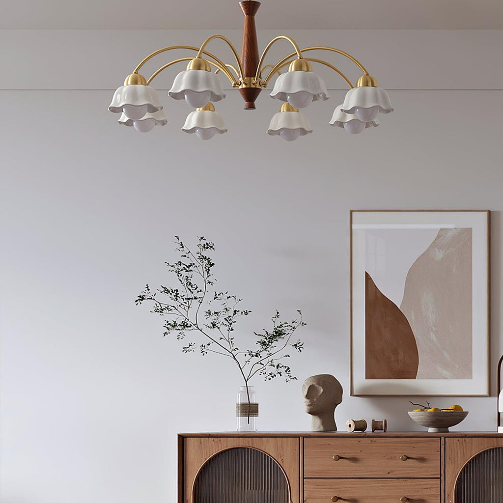 Swedish Contemporary Gold Ceiling Light Lighting Lobby