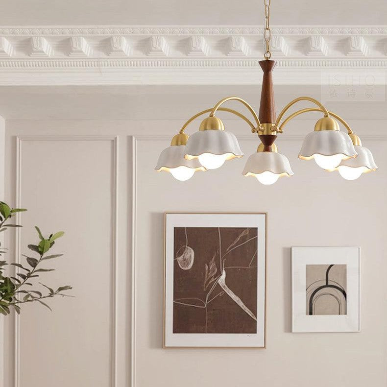 Swedish Contemporary Gold Ceiling Light Lighting Lobby