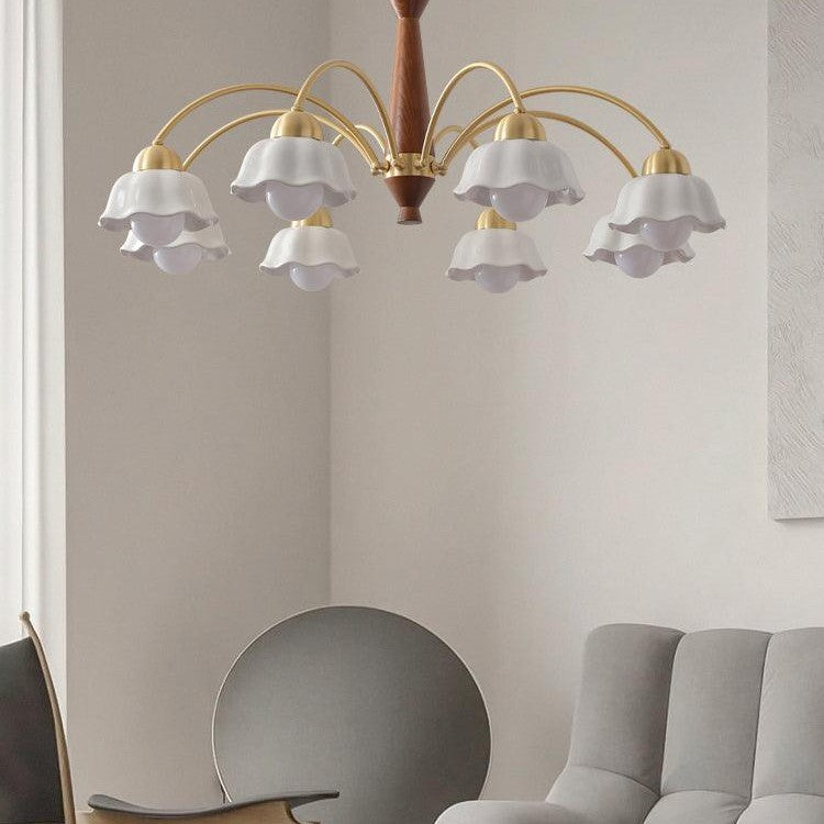 Swedish Contemporary Gold Ceiling Light Lighting Lobby