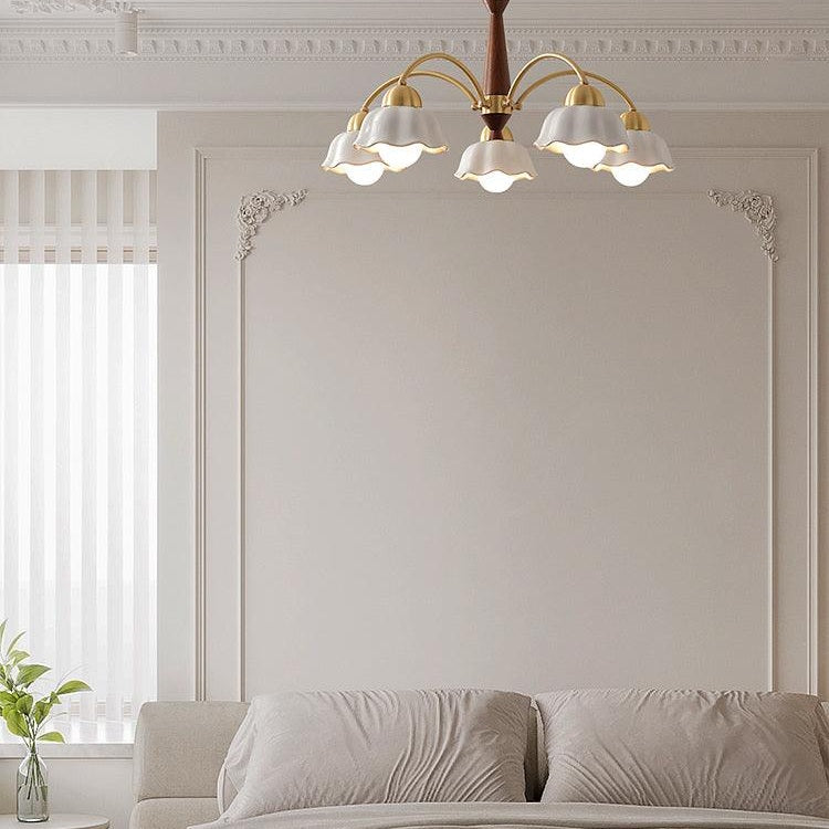 Swedish Contemporary Gold Ceiling Light Lighting Lobby