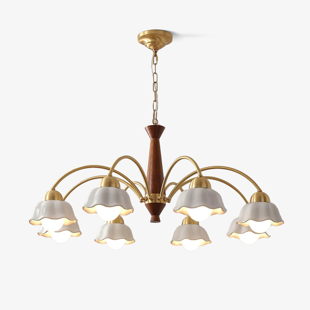 Swedish Contemporary Gold Ceiling Light Lighting Lobby