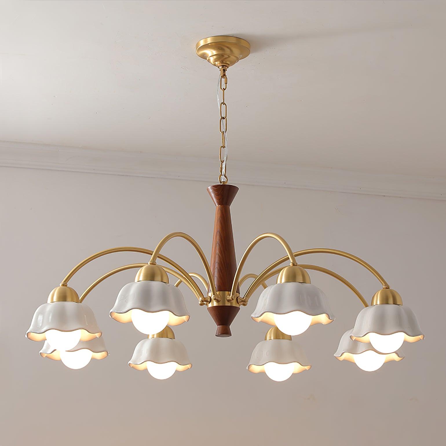 Swedish Contemporary Gold Ceiling Light Lighting Lobby