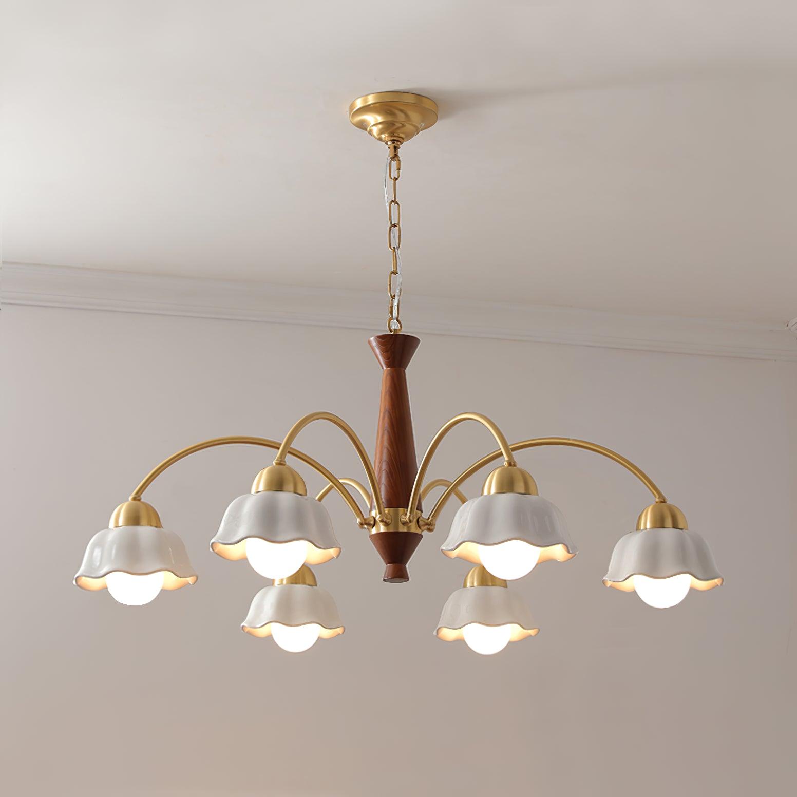 Swedish Contemporary Gold Ceiling Light Lighting Lobby