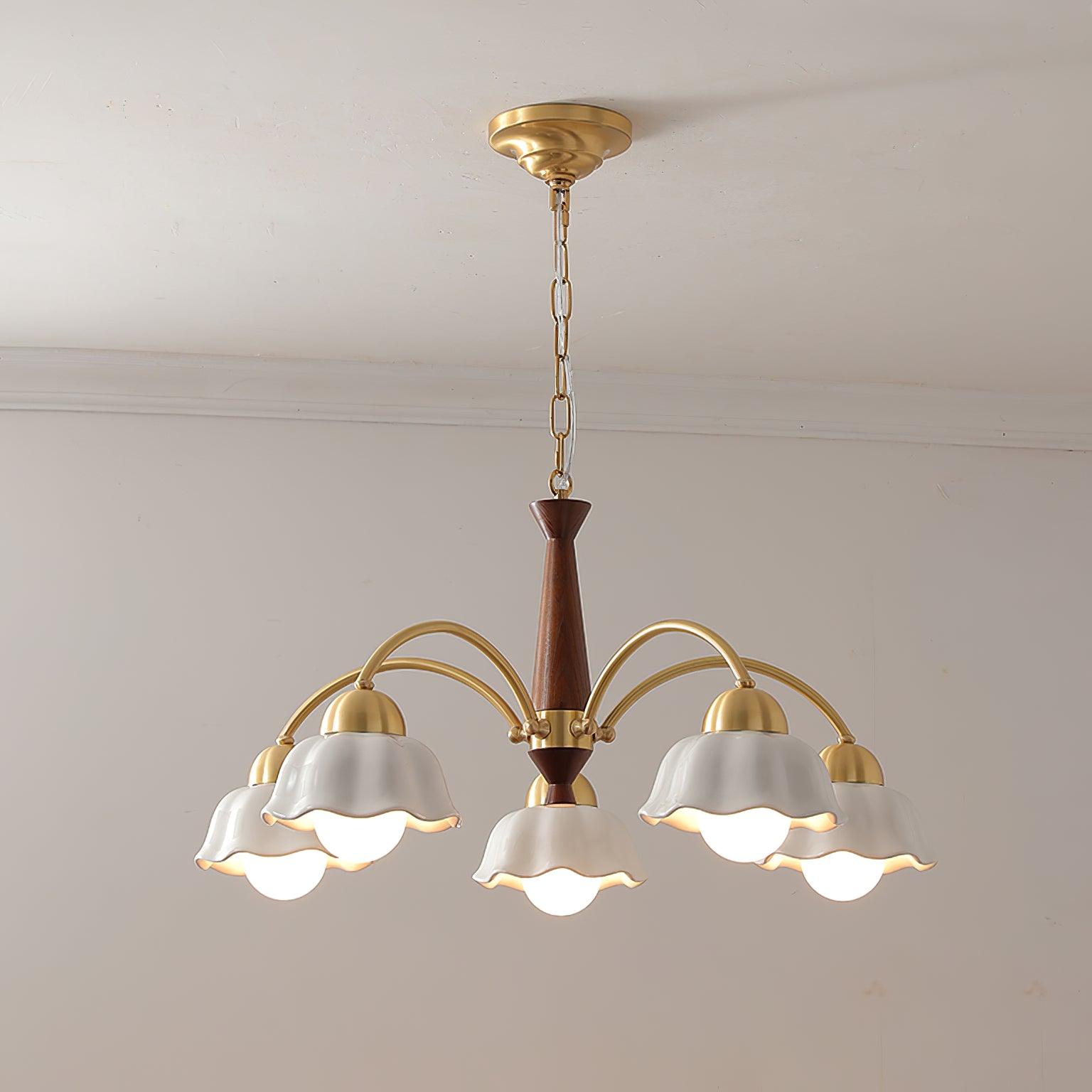 Swedish Contemporary Gold Ceiling Light Lighting Lobby