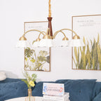 Swedish Contemporary Gold Ceiling Light Lighting Lobby