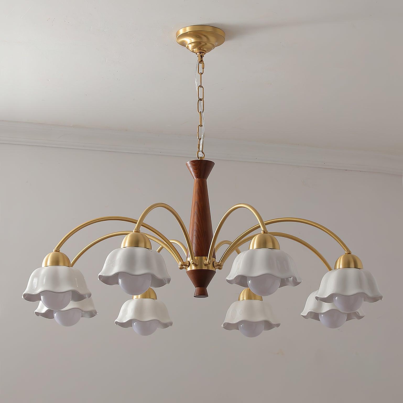 Swedish Contemporary Gold Ceiling Light Lighting Lobby