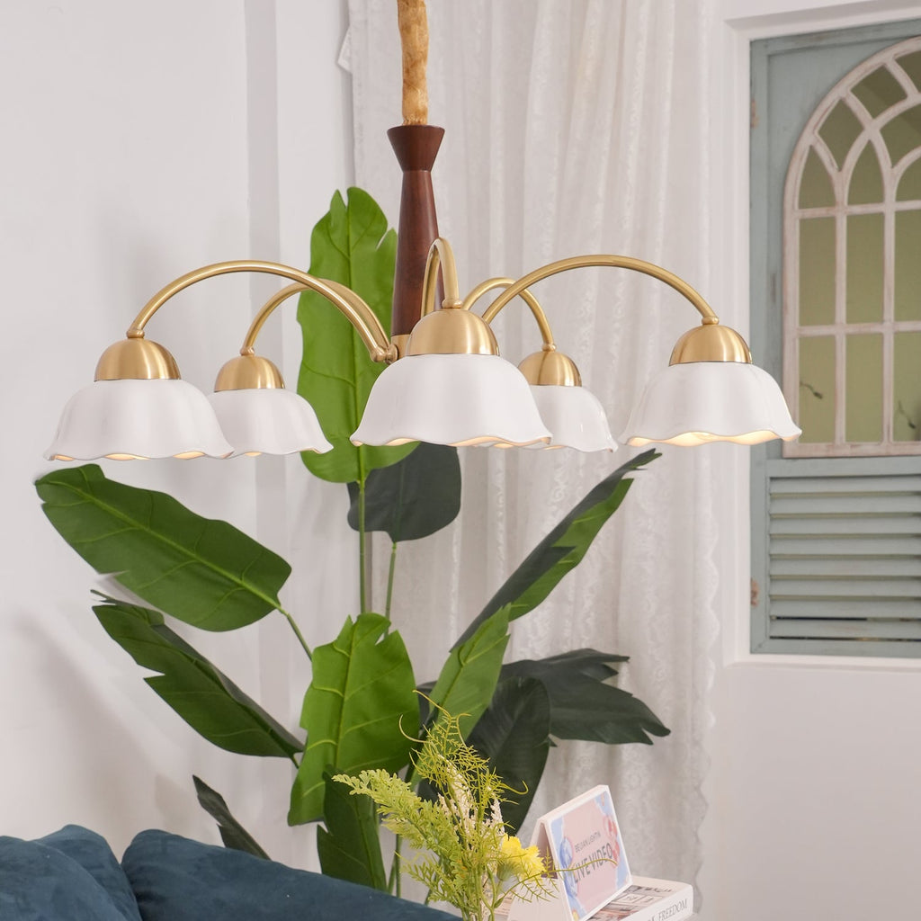 Swedish Contemporary Gold Ceiling Light Lighting Lobby