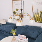 Swedish Contemporary Gold Ceiling Light Lighting Lobby