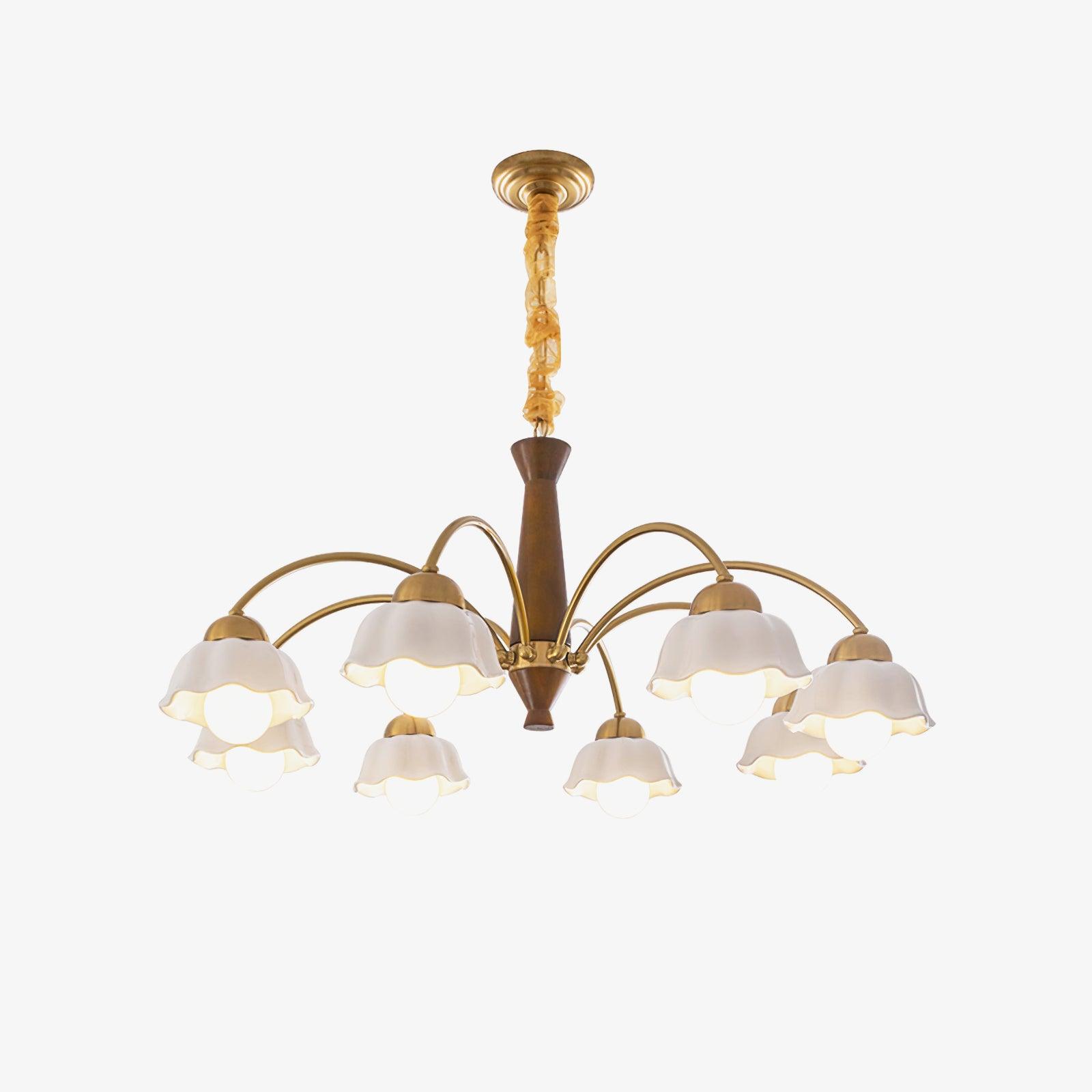 Swedish Contemporary Gold Ceiling Light Lighting Lobby