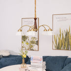 Swedish Contemporary Gold Ceiling Light Lighting Lobby