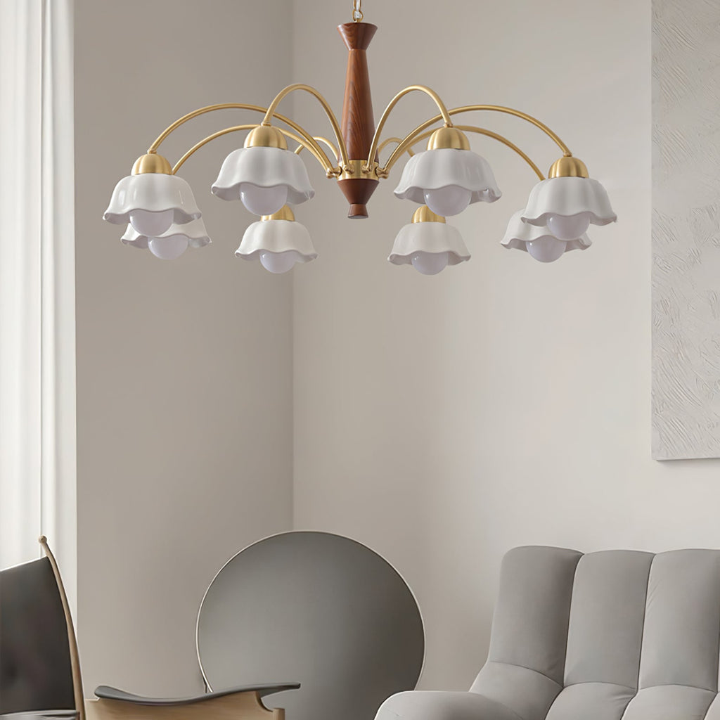 Swedish Contemporary Gold Ceiling Light Lighting Lobby