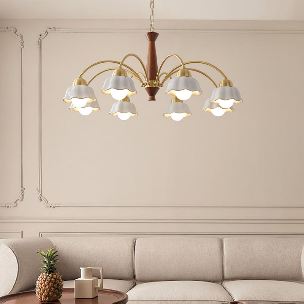 Swedish Contemporary Gold Ceiling Light Lighting Lobby