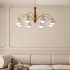 Swedish Contemporary Gold Ceiling Light Lighting Lobby