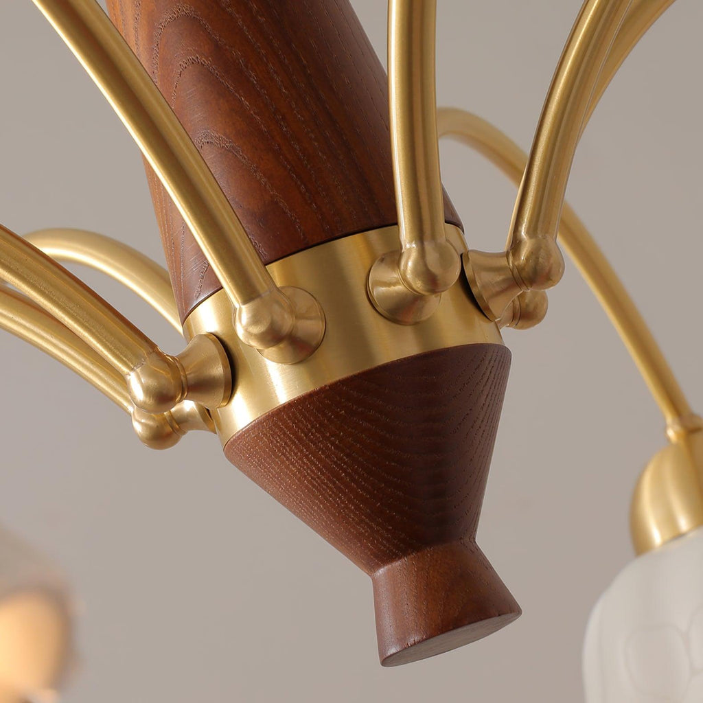 Swedish Contemporary Gold Ceiling Light Lighting Lobby