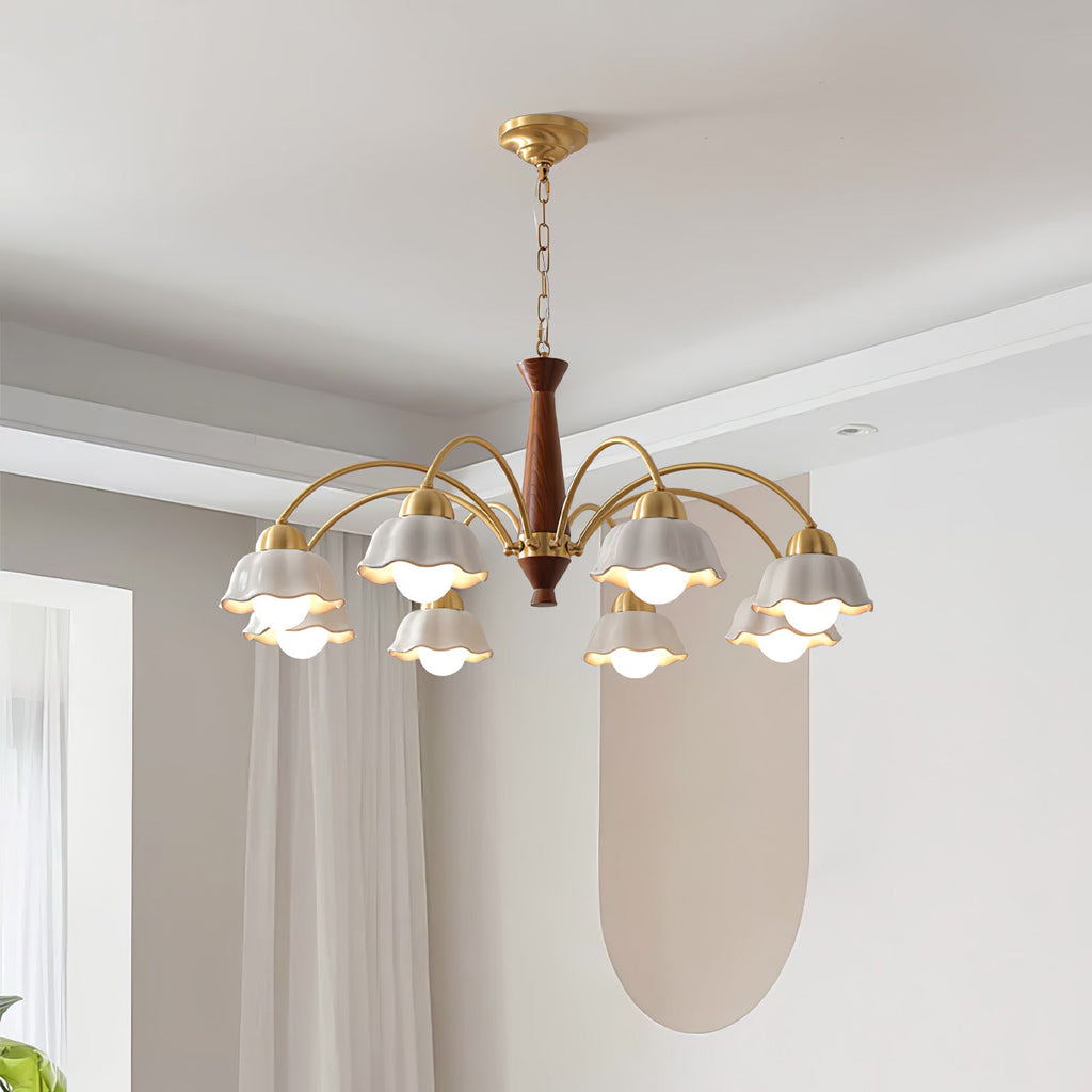 Swedish Contemporary Gold Ceiling Light Lighting Lobby