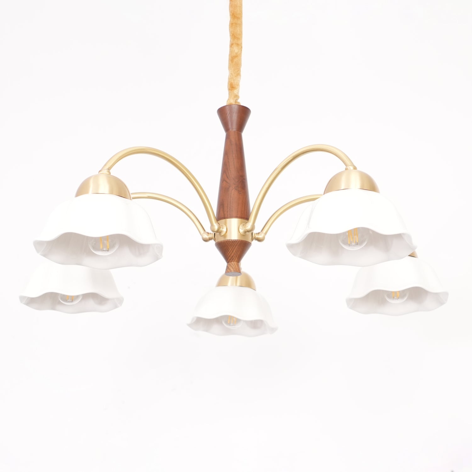Swedish Contemporary Gold Ceiling Light Lighting Lobby