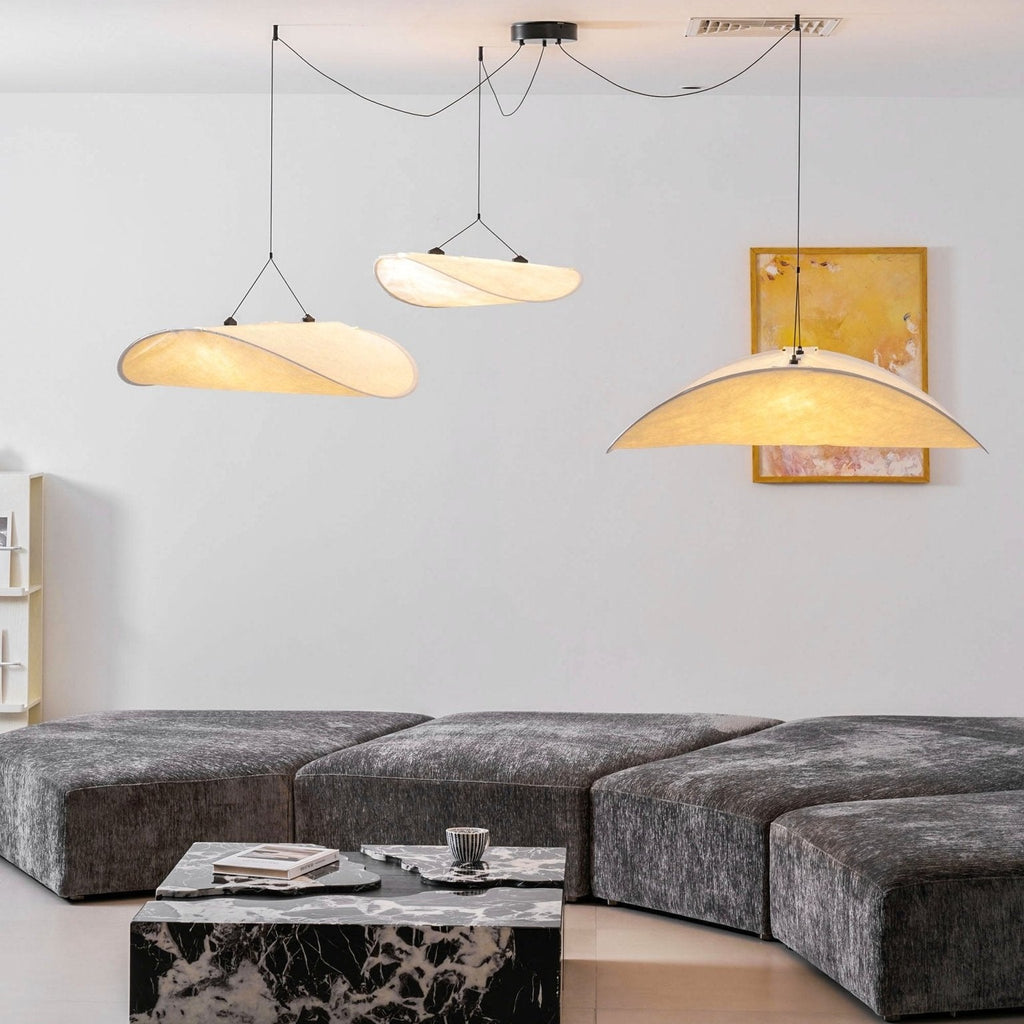 Tense Tyvek Ceiling Pendant Light Lighting Lobby