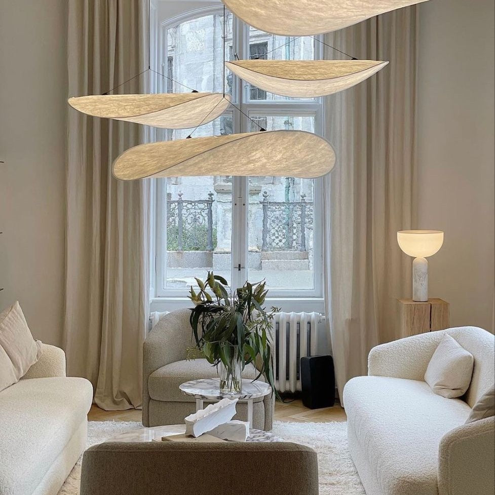Tense Tyvek Ceiling Pendant Light Lighting Lobby