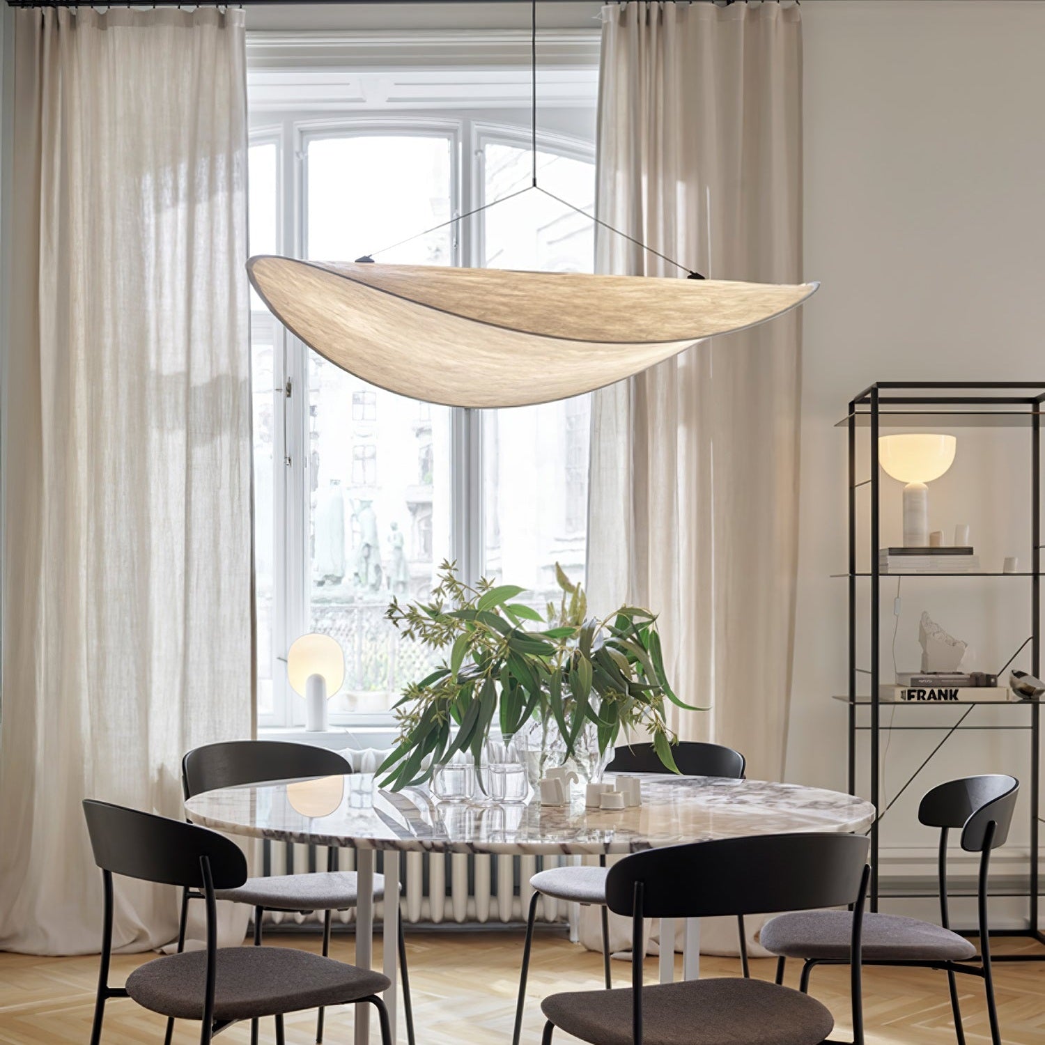 Tense Tyvek Ceiling Pendant Light Lighting Lobby