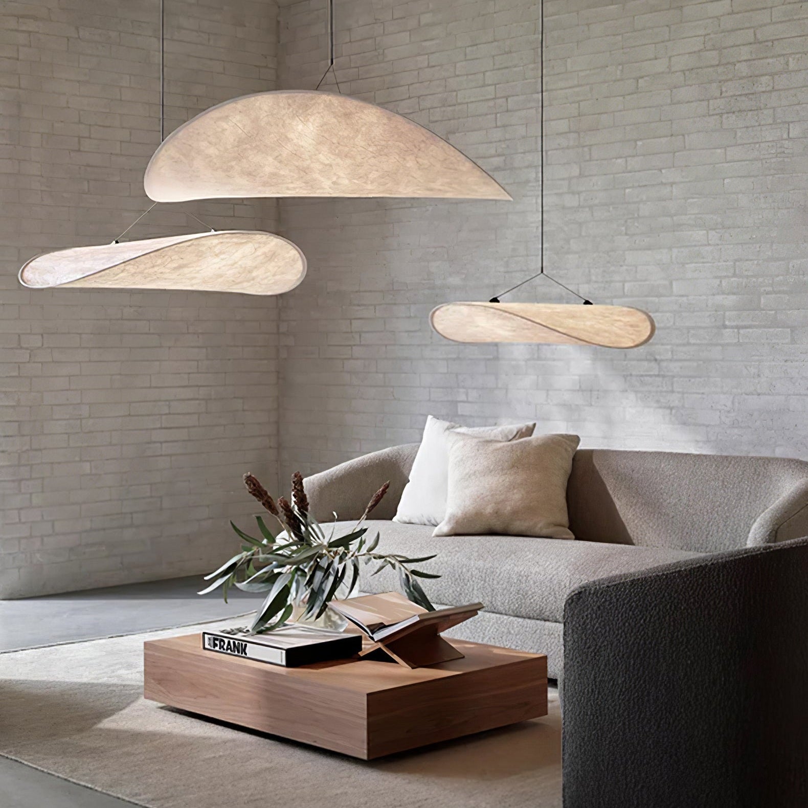 Tense Tyvek Ceiling Pendant Light Lighting Lobby