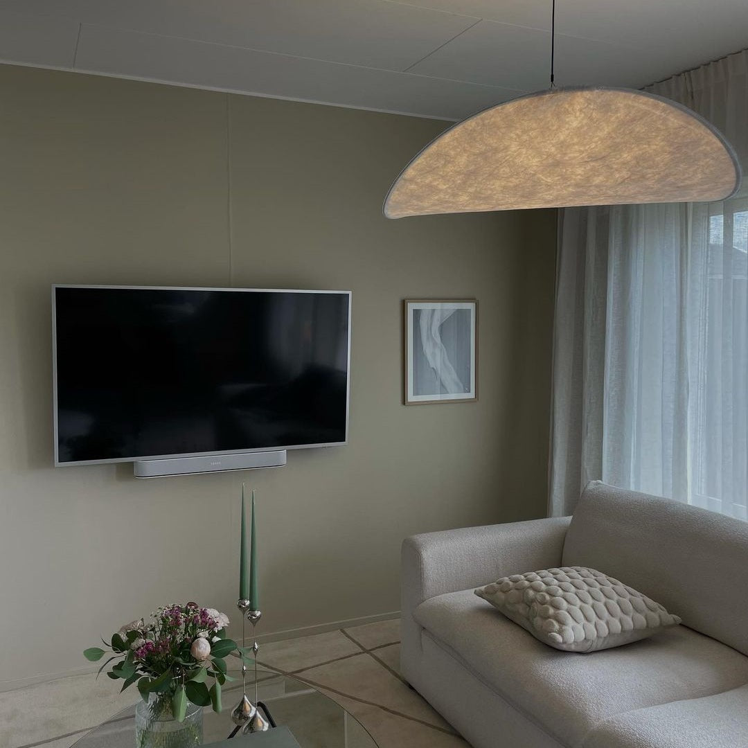 Tense Tyvek Ceiling Pendant Light Lighting Lobby