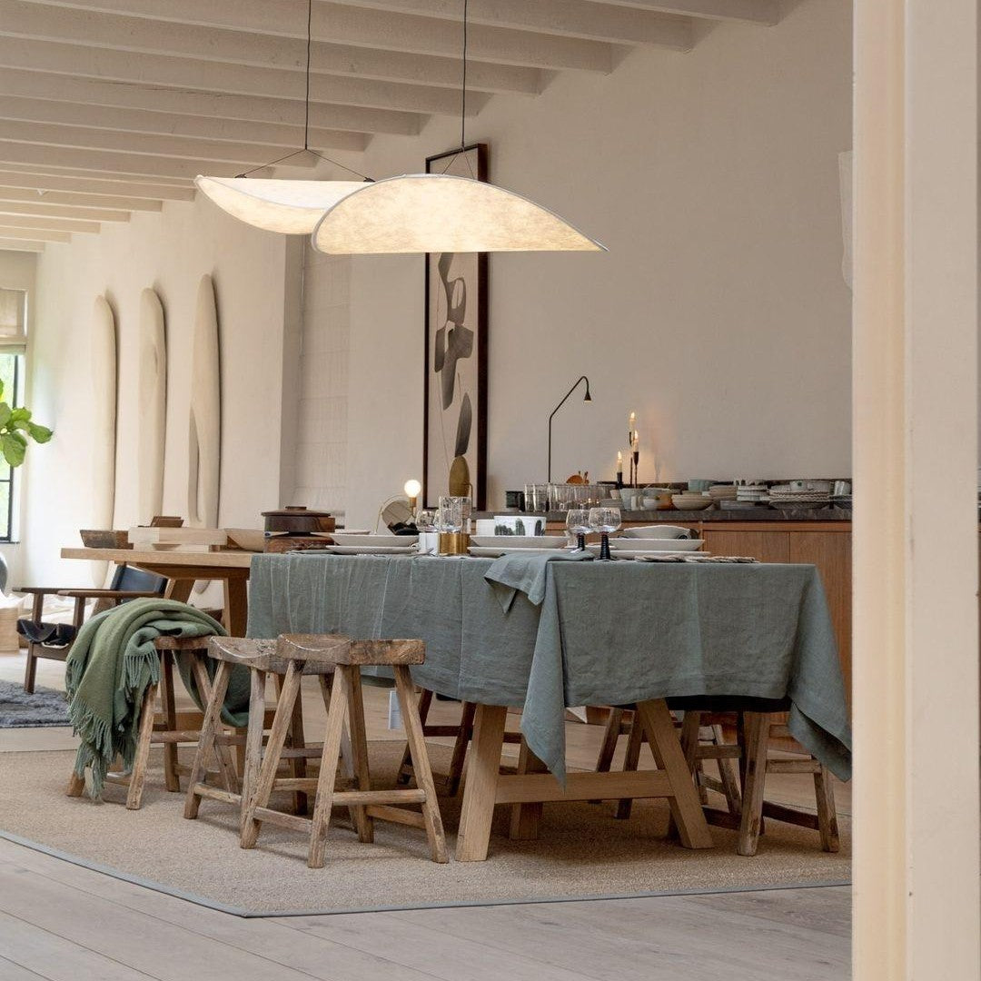 Tense Tyvek Ceiling Pendant Light Lighting Lobby