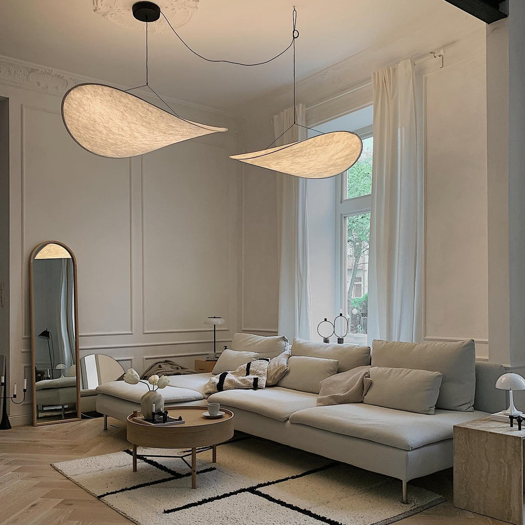 Tense Tyvek Ceiling Pendant Light Lighting Lobby